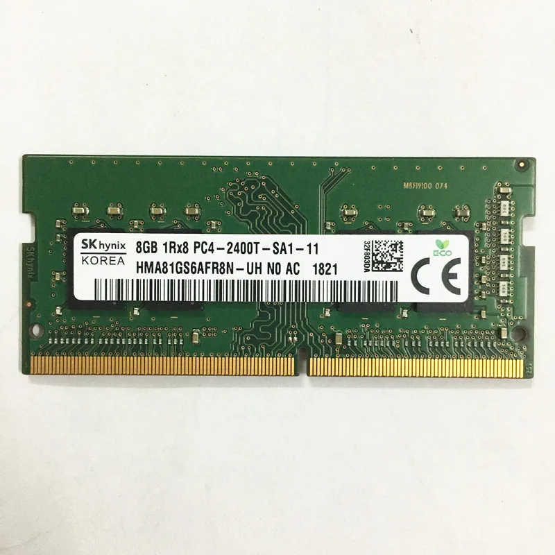 

Память для ноутбука SK hynix DDR4 RAMS 8GB 1Rx8 PC4-2400T-SA1-11 DDR4 8GB 2400MHz