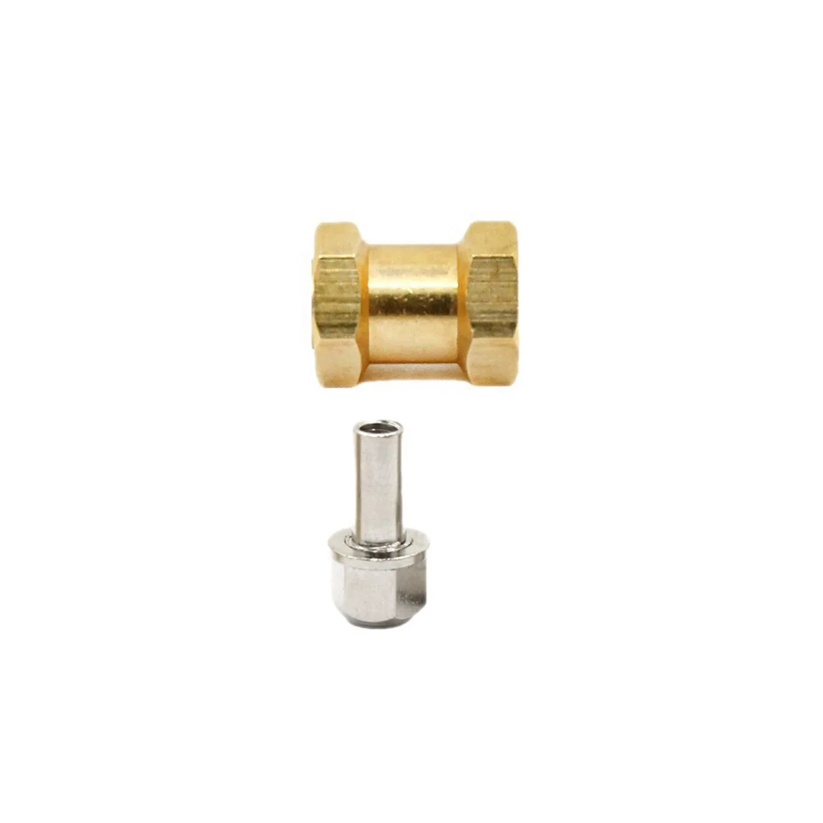 For CC01 SCX10 1/10 Climbing Car Brass Hexagon Lengthening and Widening Coupler,17Mm images - 6