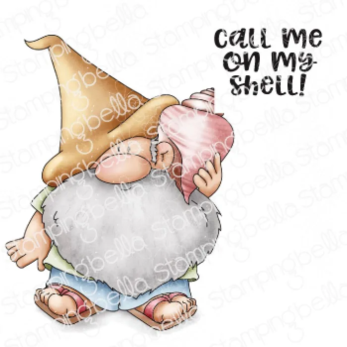 

Gnome With A Seashell Stamps DIY Scrapbooking Card Paper Cards Handmade Album Sheets 2022 New Arrive