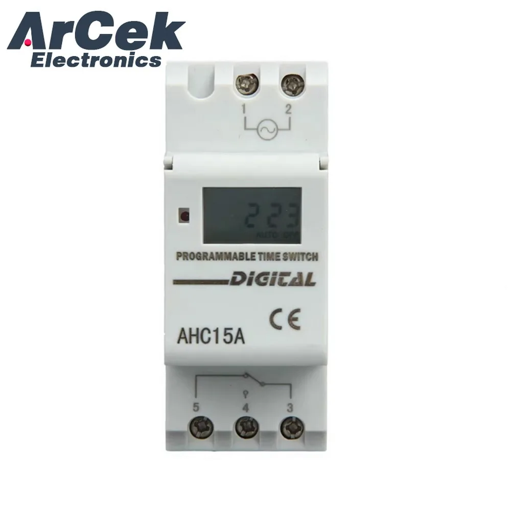 1 шт. THC15A ZYT15 YP15A программируемый цифровой таймер на Din-рейку реле времени 25 А 16 220 В