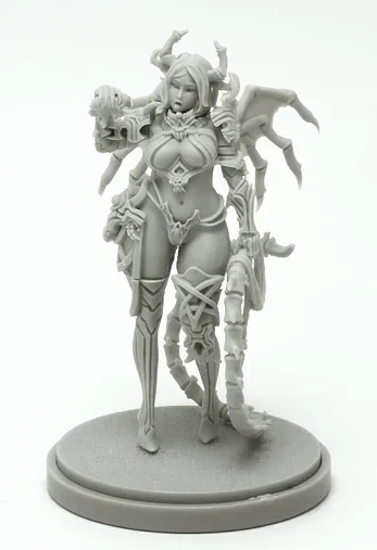 Специальная литая под давлением модель из смолы KD 68 белая темного паладина