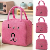 women lunch bags cooler portable insulated canvas lunch box bag thermal food picnic travel hiking lunch bento bags for outdoors