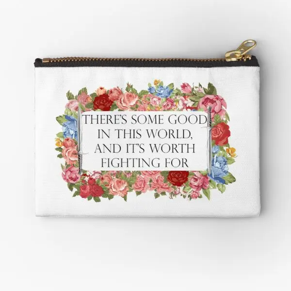 

Good In This World Zipper Pouches Cosmetic Pocket Pure Small Coin Underwear Bag Money Wallet Key Storage Women Panties Men