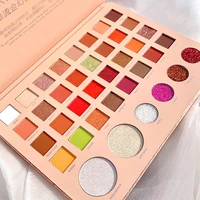 only russia 38 colors professional pressed powder shimmer glitter eye shadow highlighter palette shinny pigmented cosmetics
