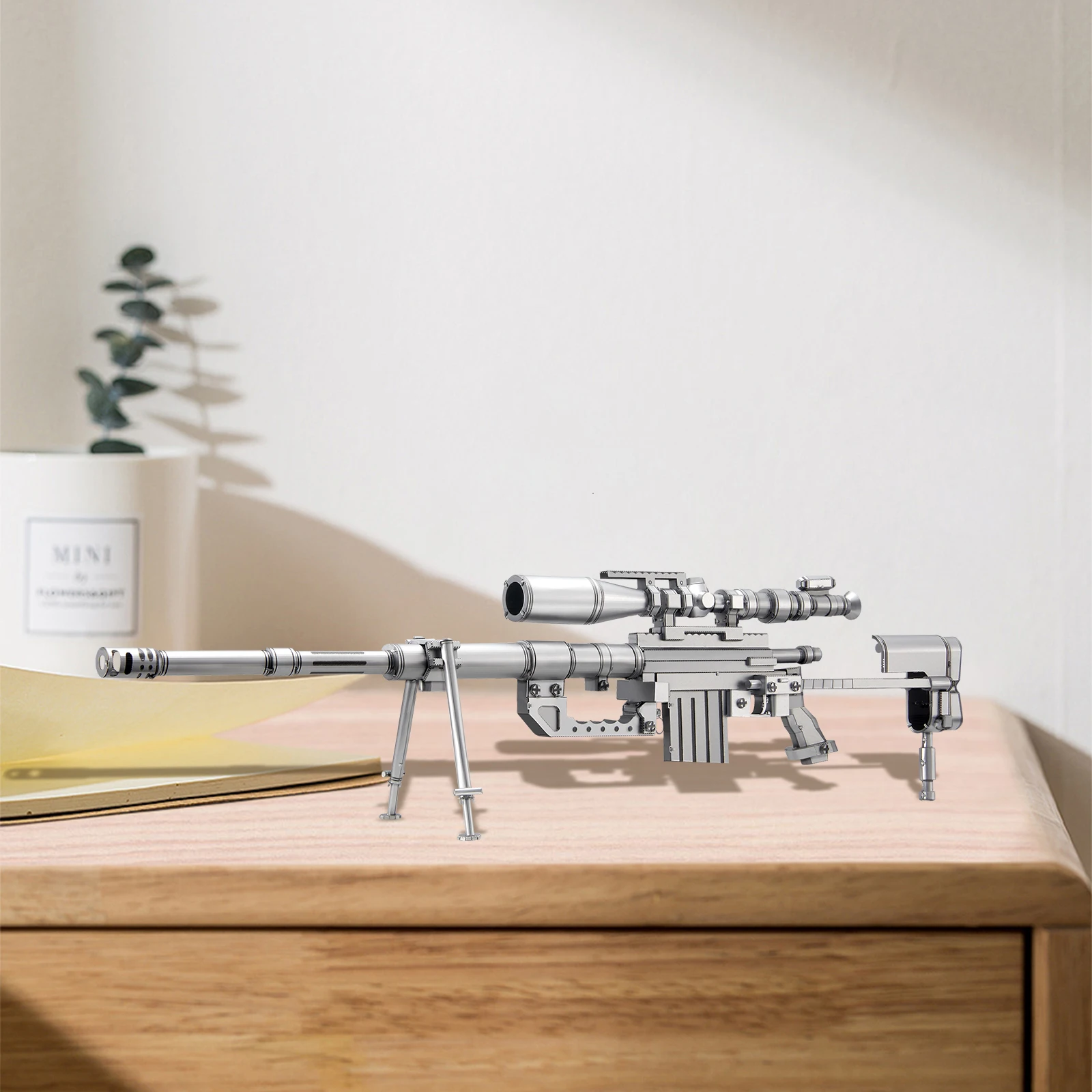 Piececool 3D металлические пазлы CheyTac M200 снайперская винтовка в сборе наборы