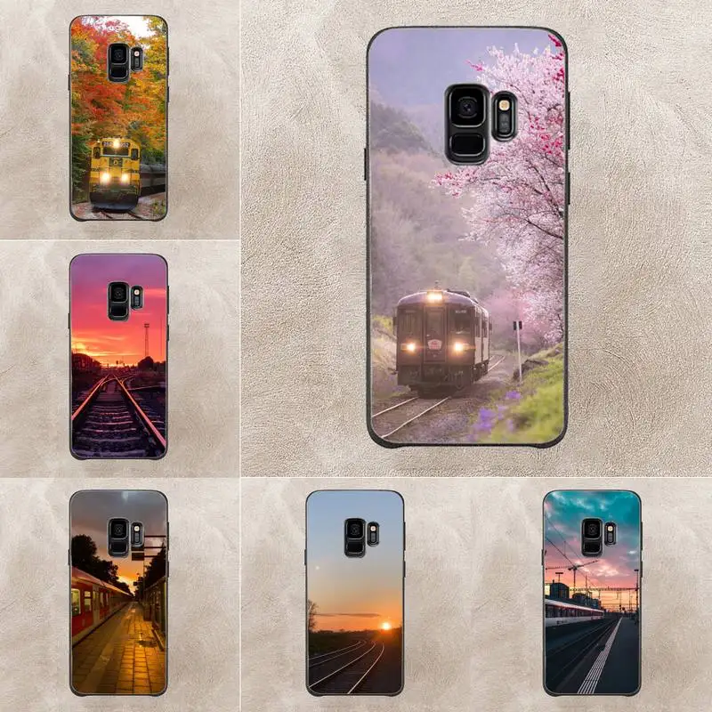 

Train Rail Sunlight Phone Case For Samsung Galaxy J200 J2 Prime J2 Pro J6 2018 J250 J4 Plus J415 J5 Prime J7