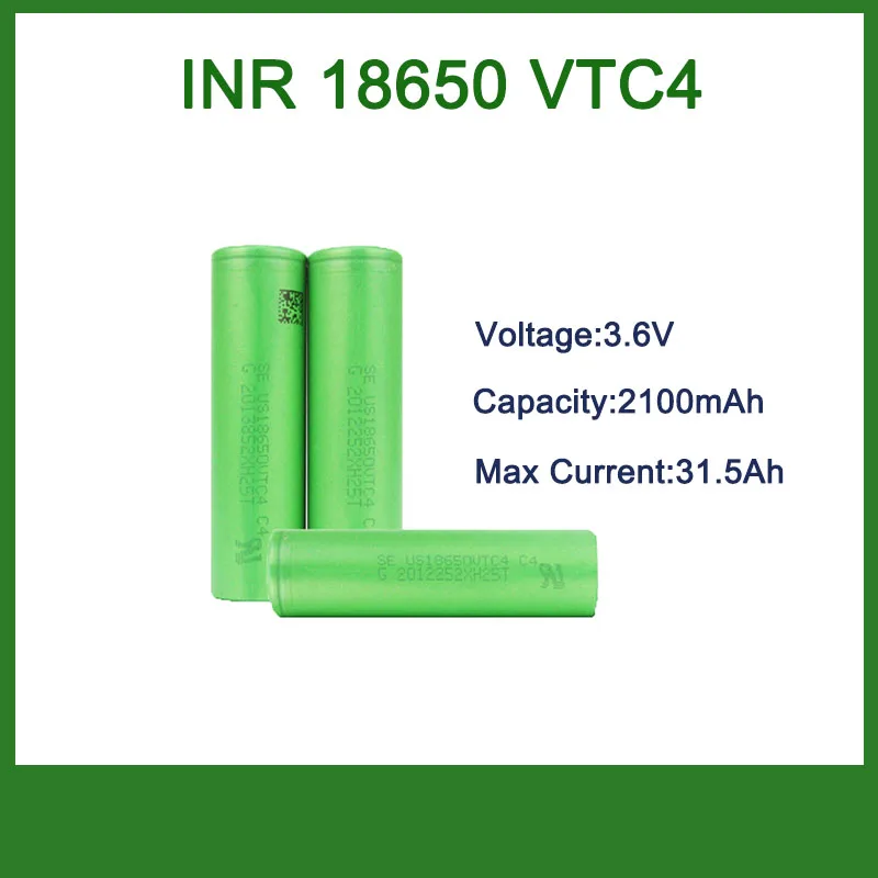INR 18650 VTC4 3 6 V 2100mAh