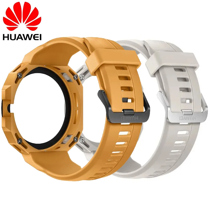 

Чехол для HUAWEI WATCH GT Cyber Flicker, оригинальный резиновый ремешок Huawei, модифицированный ремешок, современный спортивный модный официальный аксессуар для часов