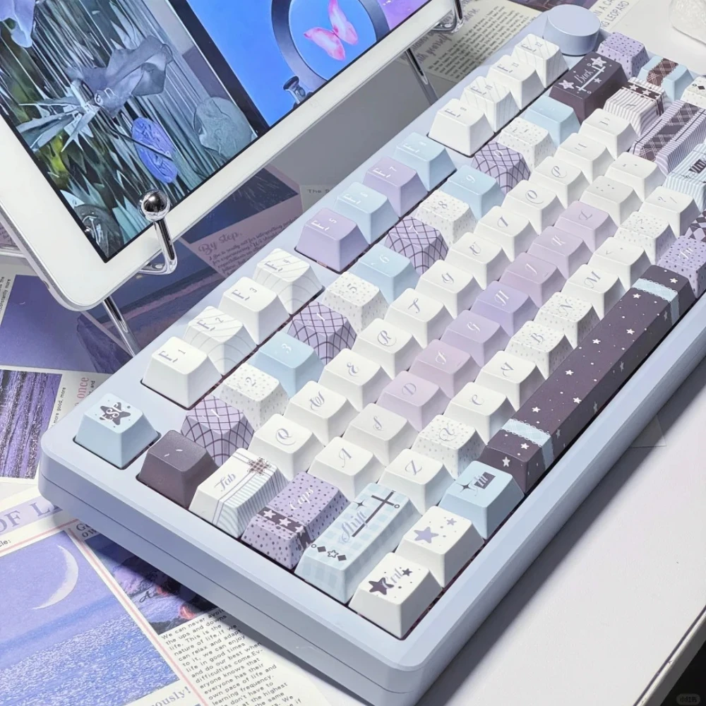 Клавиатура со звездными мечтами вишневый профиль PBT пятисторонняя