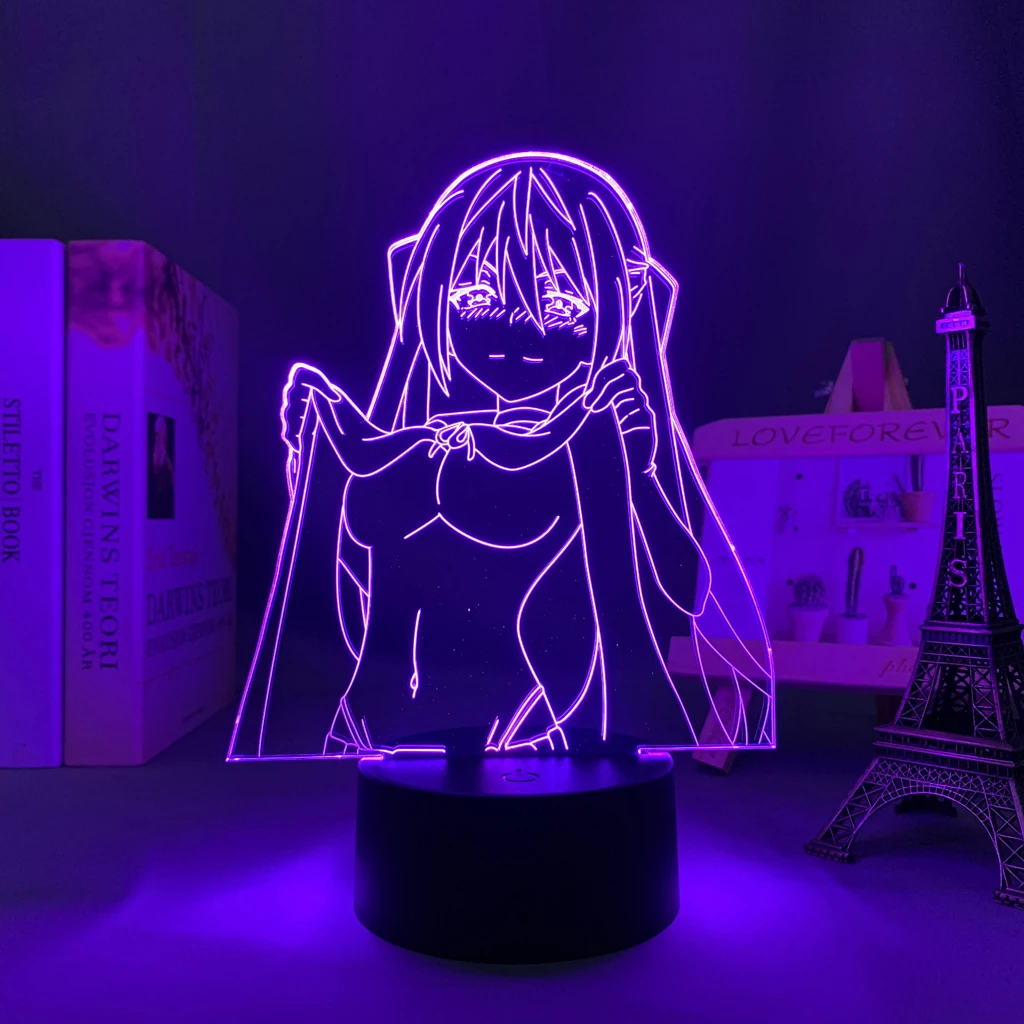 

Anime Led Light Trinity Seven Sherlock Lieselotte for Bedroom Deco Light Brithday Gift Room Decor Manga 3d Lamp Trinity Seven