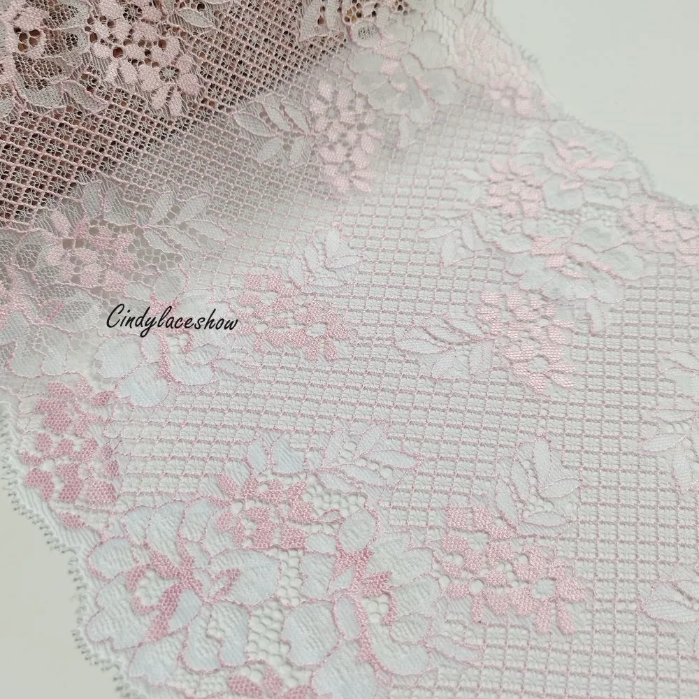 Эластичная кружевная бейка с вышивкой Ширина 22 см