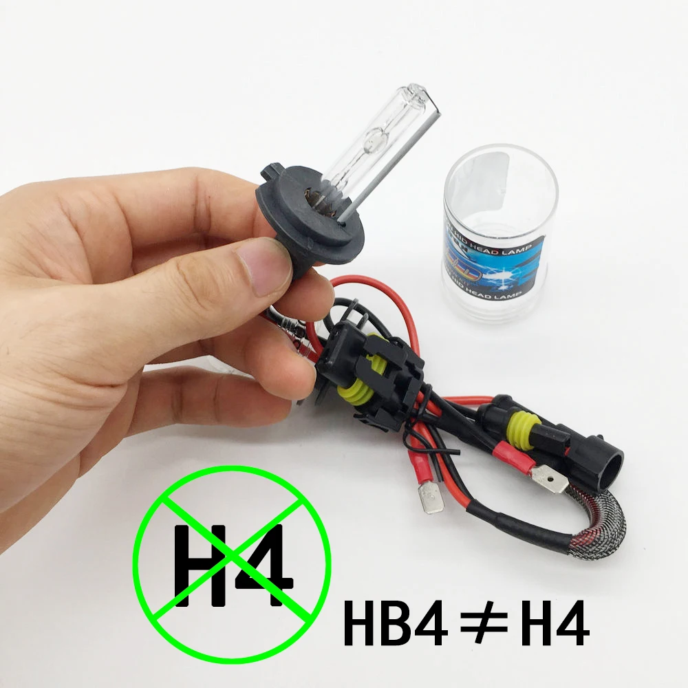 Комплект автомобильных ксеноновых фар HID 12 В 55 Вт балласт и лампочки Xeon H1 H3 H7 H11 9005