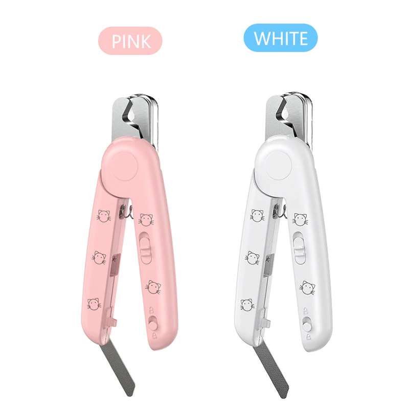 

Pet Supplies Manufacturer LED Light Stainless Steel Dog Nail Clipper Dog Scissor Cat Grooming Tool Pet Nail Trimmer With LED