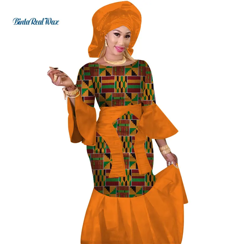 Bazin Riche африканская одежда 100% хлопок Африканские Восковые принты платья с