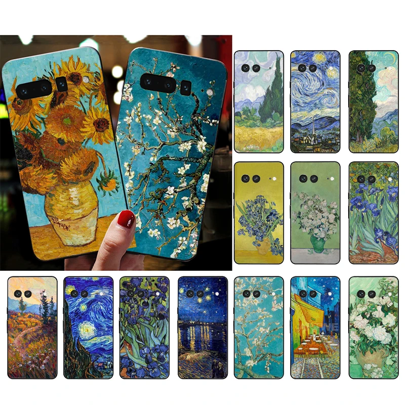 

Phone Case for Google Pixel 7 Pro 7 6A 6 Pro 5A 4A 3A Pixel 4 XL Pixel 5 6 4 3 XL 3A XL 2 XL Vincent van Gogh Flower Painting