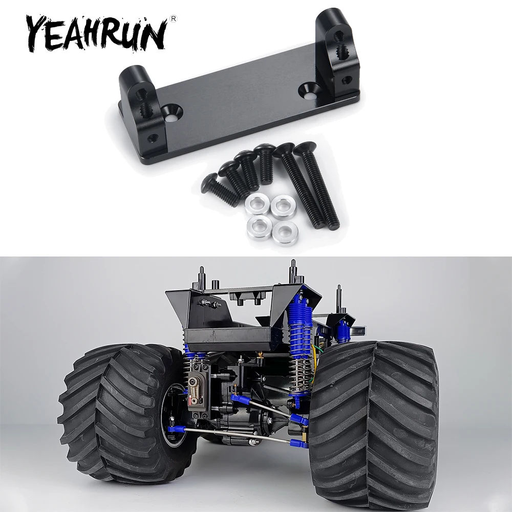 

YEAHRUN Metal Alloy Servo Mount Fixed Bracket Plate for Tamiya 1/10 Clod buster 4x4x4 Monster Truck Model Upgrade Parts