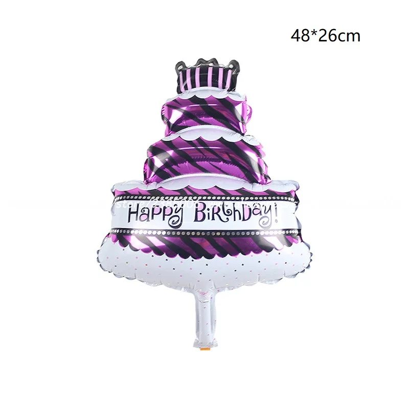 

Большой трехслойный торт для дня рождения DAWN