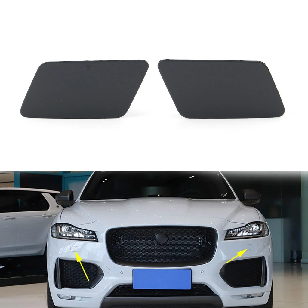 

2 шт., колпачки на переднюю фару автомобиля Jaguar F-Pace 2017 2018 2019 2020