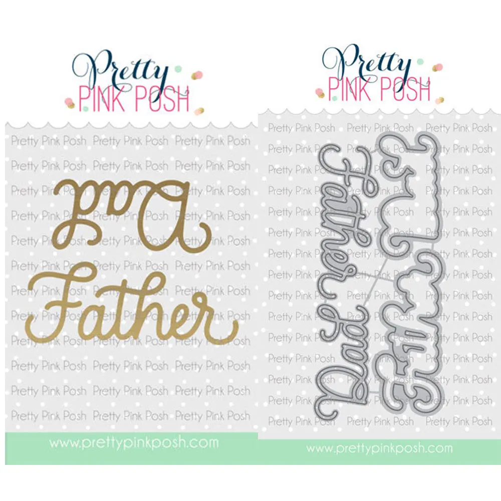 

Dad/ Father Shadow 2023 New Metal Cutting Dies Hot Foil For Diy Scrapbook/Photo Album Decor Embossed Paper Card Handmade