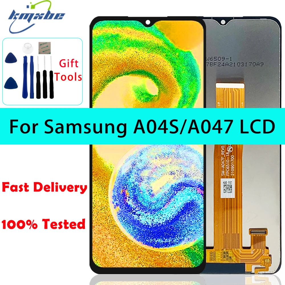 

6.5" Original LCD For Samsung Galaxy A04S A047F Display Touch Screen Digitizer Assembly With Frame For A047F/DS A047F/DSN LCD