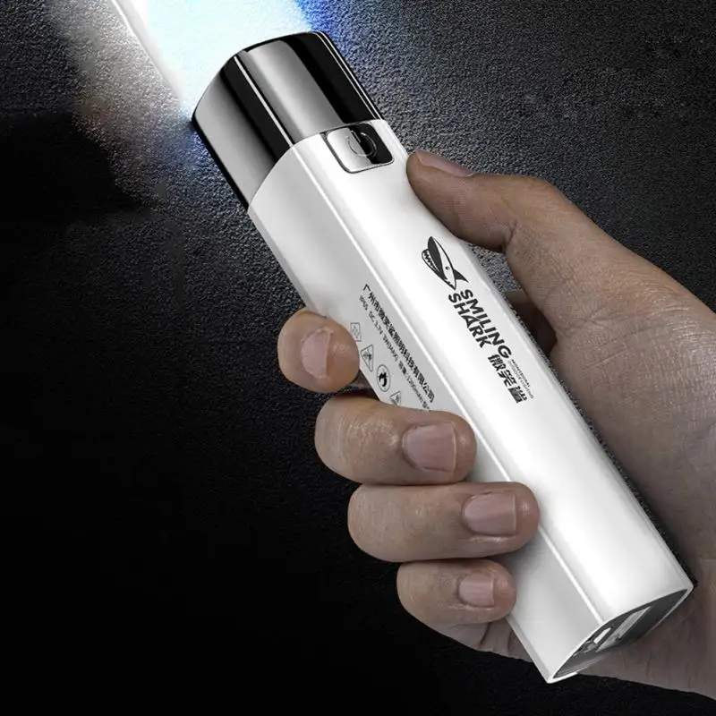 

Portable Mini Flashlight Power Bank Waterproof Ultra Bright Torch USB Rechargeable Multi-function Powerful Flashlight Camp Light