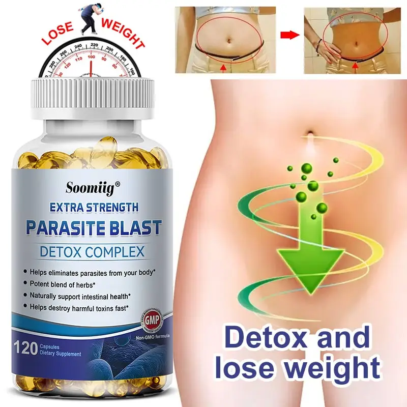 

Detox+Gut Health Supplement-Help eliminate internal parasites,support body cleansing and detoxification,and strengthens immunity