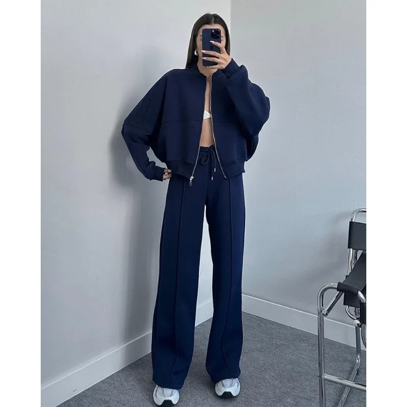 Осень-зима 202 однотонный модный простой Повседневный свитер с круглым вырезом