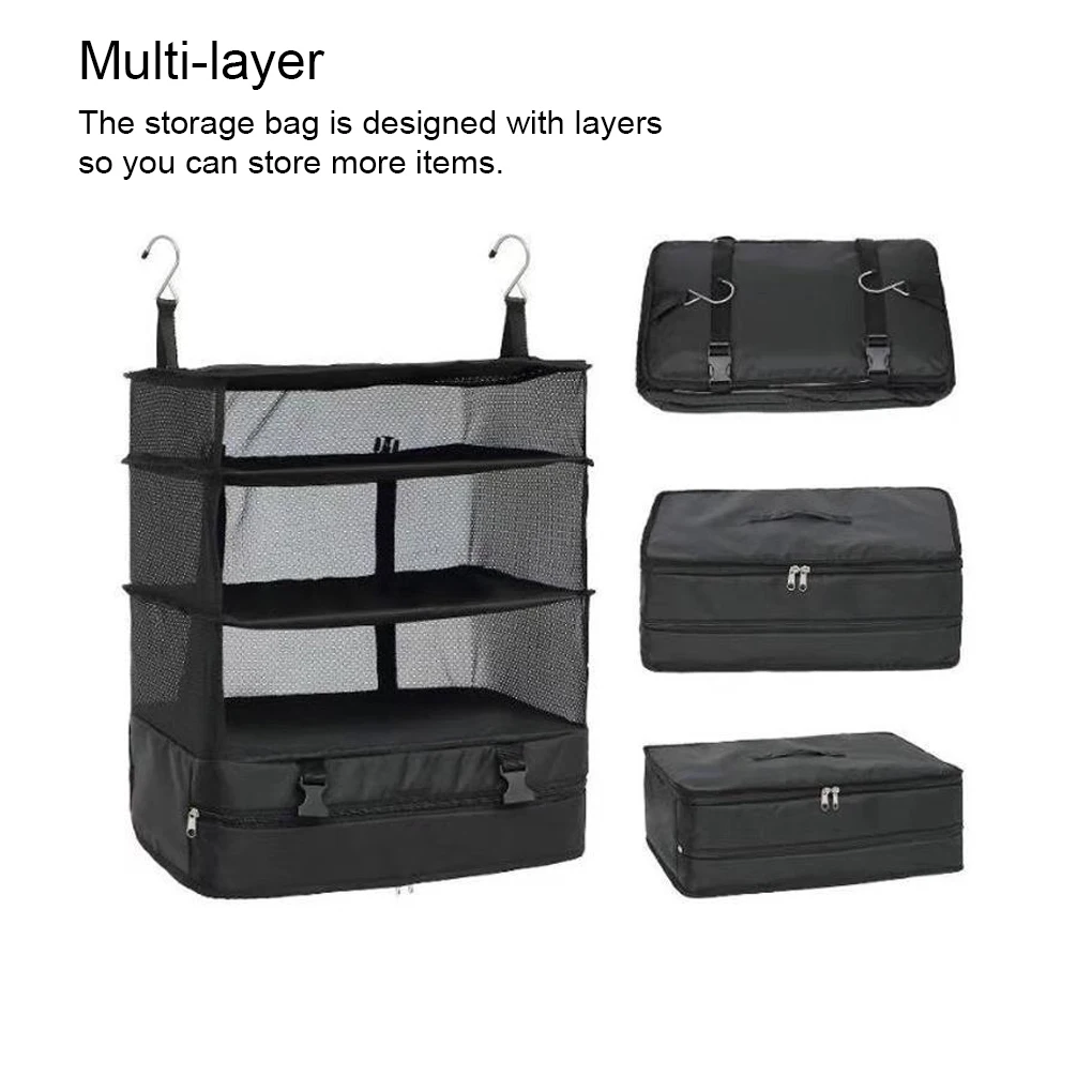 

Travelling Storage Bag Multi Layer Sundries Pouch Pocket Organizer