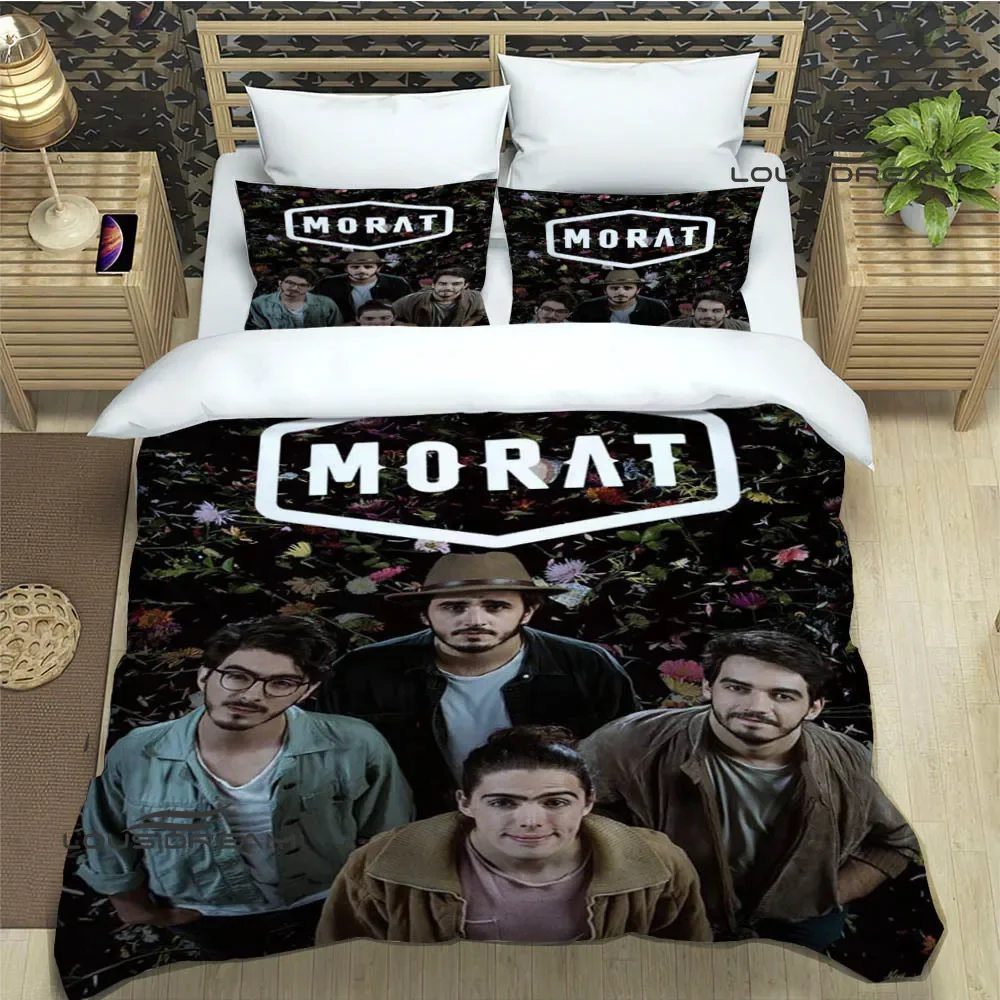 Комплект постельного белья с принтом в виде поп-ленты Morat изысканные