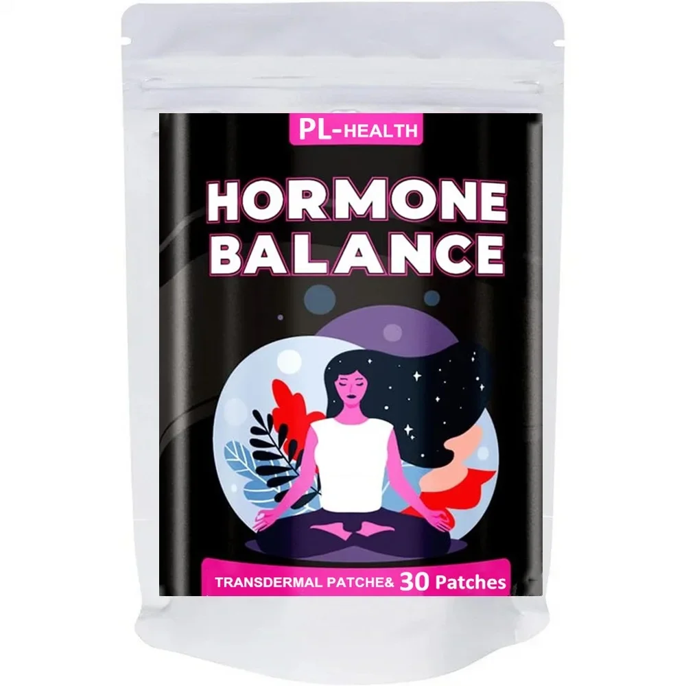 Прозрачные пластыри Hormone Balance для снятия усталости качелей на настроение