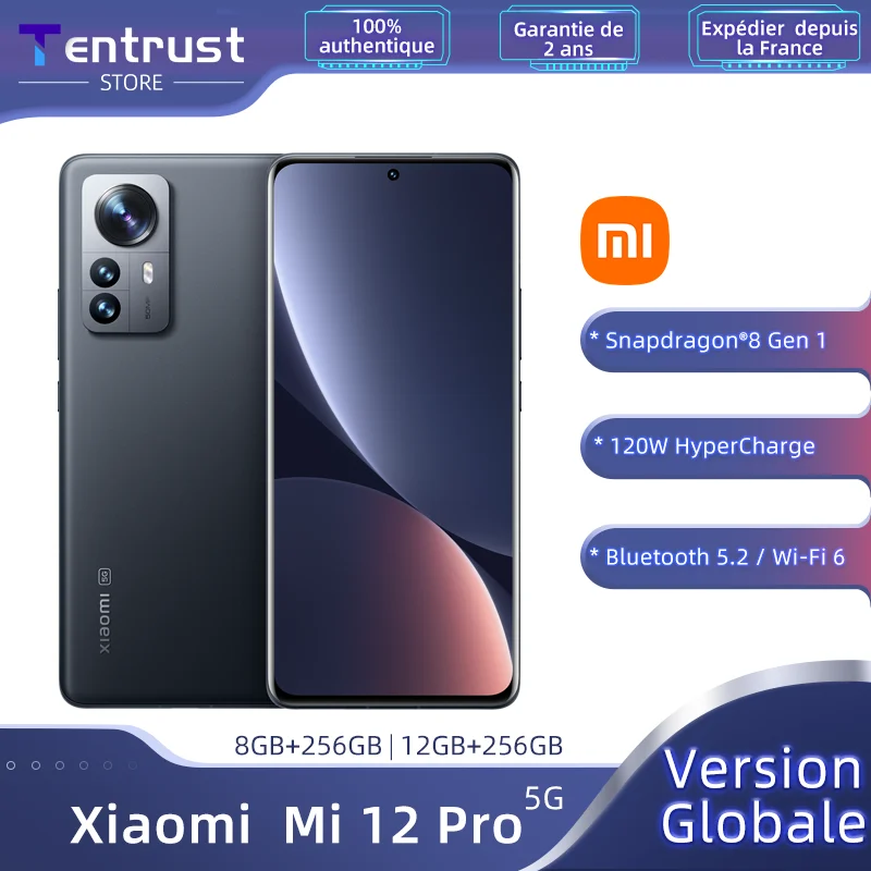 Tanie Globalna Wersja Xiaomi 12 Pro 5G Smartphone 8GB/ 12GB 256GB Snapdragon 8 Gen 1 Octa Core 6.73 Cala 50MP120Hz 4600mAh 120W Cena Globalna Wersja Xiaomi 12 Pro 5G Smartphone 8GB/ 12GB 256GB Snapdragon 8 Gen 1 Octa Core 6.73 Cala 50MP120Hz 4600mAh 120W