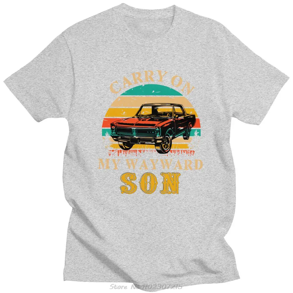 Футболка мужская с короткими рукавами винтажная тенниска из хлопка в стиле ретро