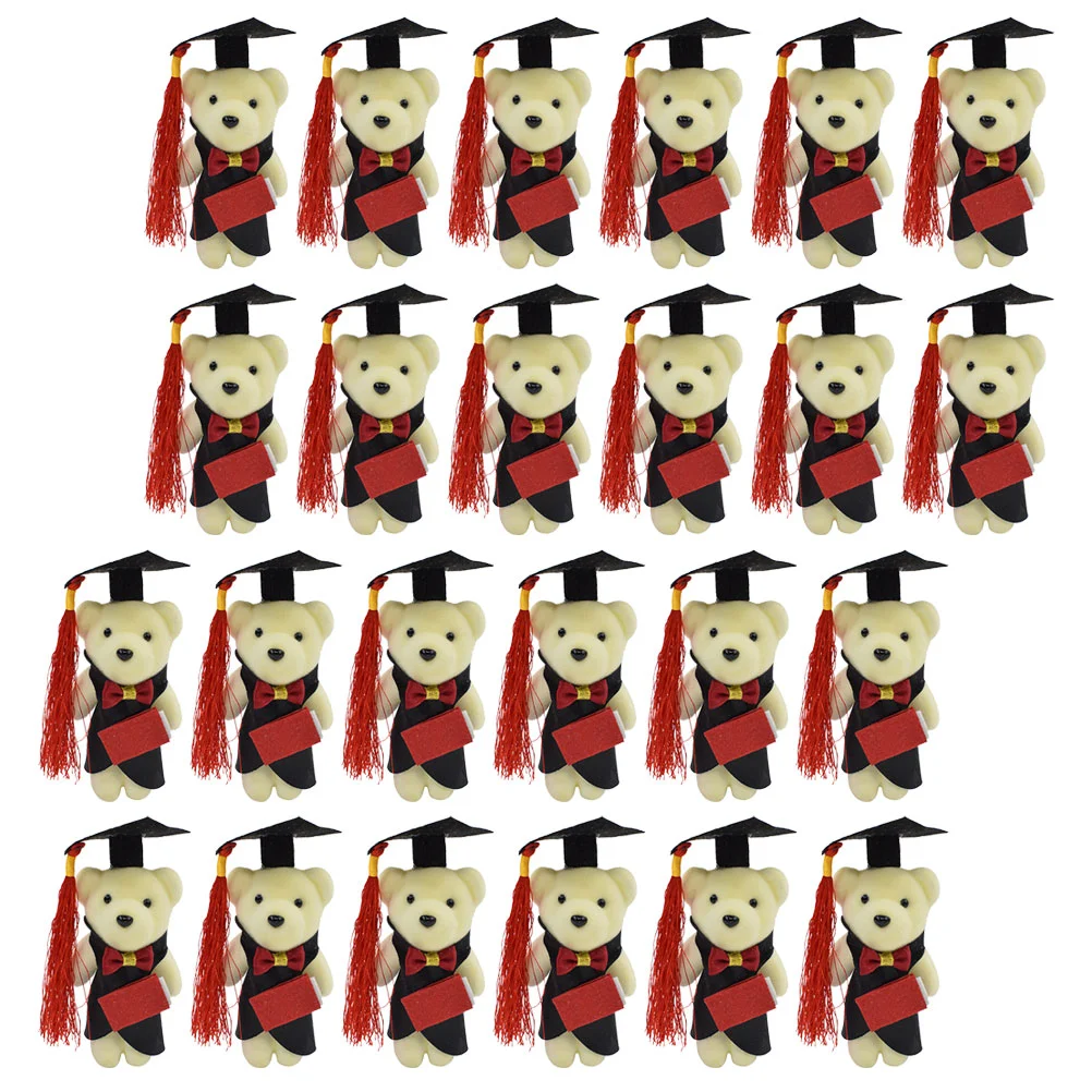 

Dr Bear Cartoon Decors Graduation Gifts Her Dolls 2023 DIY Decorations Bouquet Miniature Toys Joke