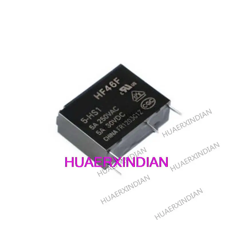 

10PCS/LOT New Original HF46F-005 012 024-HS1 5V 12V 24V 4