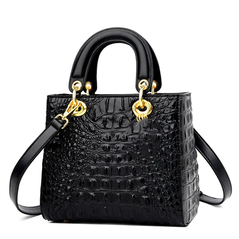 

2023 High Quality Luxury Brand Designer Leather Shoulder Bag for Women Hand Bag Crocodile Totes Purses Ladies Messenger Handbag