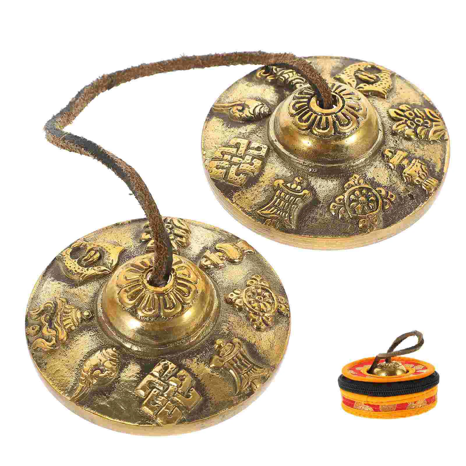 

Copper Finger Cymbals Small Drum Crash Meditation Ring The Bell Percussion Instruments Hand Musical