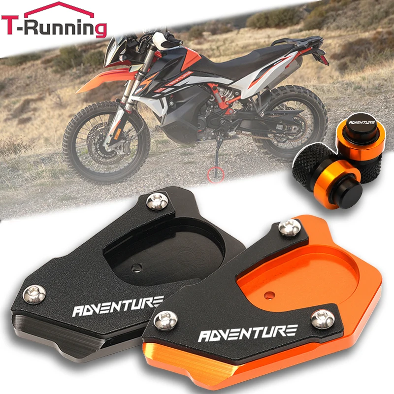 

For KTM 790 Adventure R S 2019 2020 890 ADV R 2021 2022 Motorcycle Accessories Kickstand Side Stand Extension Pad Support Plate