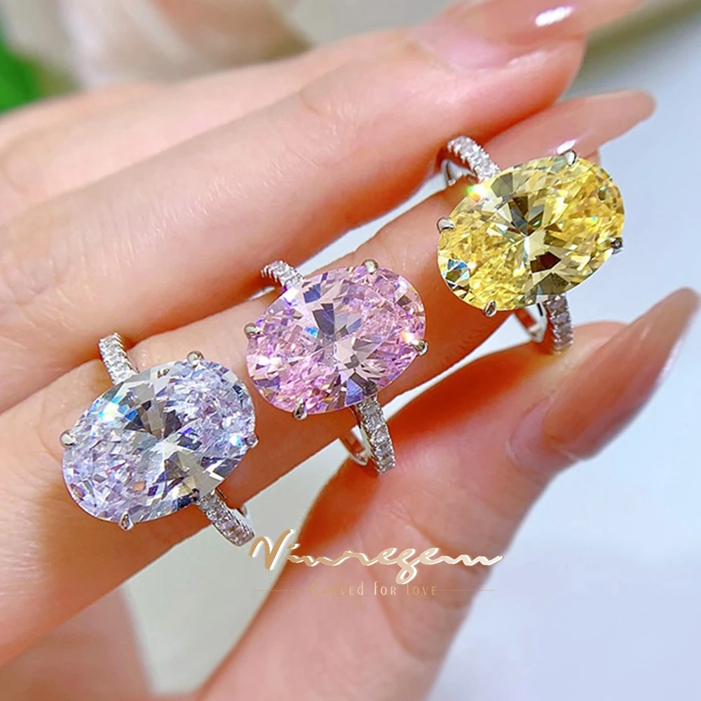 Vinregem 9*13 мм овальная огранка цитрин сапфир высокоуглеродистый бриллиант