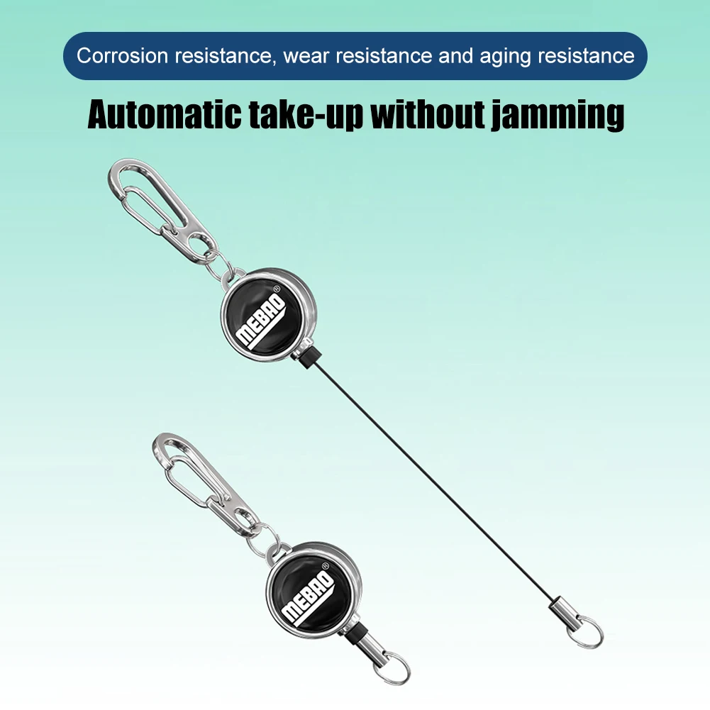 

Рыболовный трос для удержания, рыболовный Ретрактор из нержавеющей стали, телескопическая Пряжка, брелок, искусственное металлическое рыб...