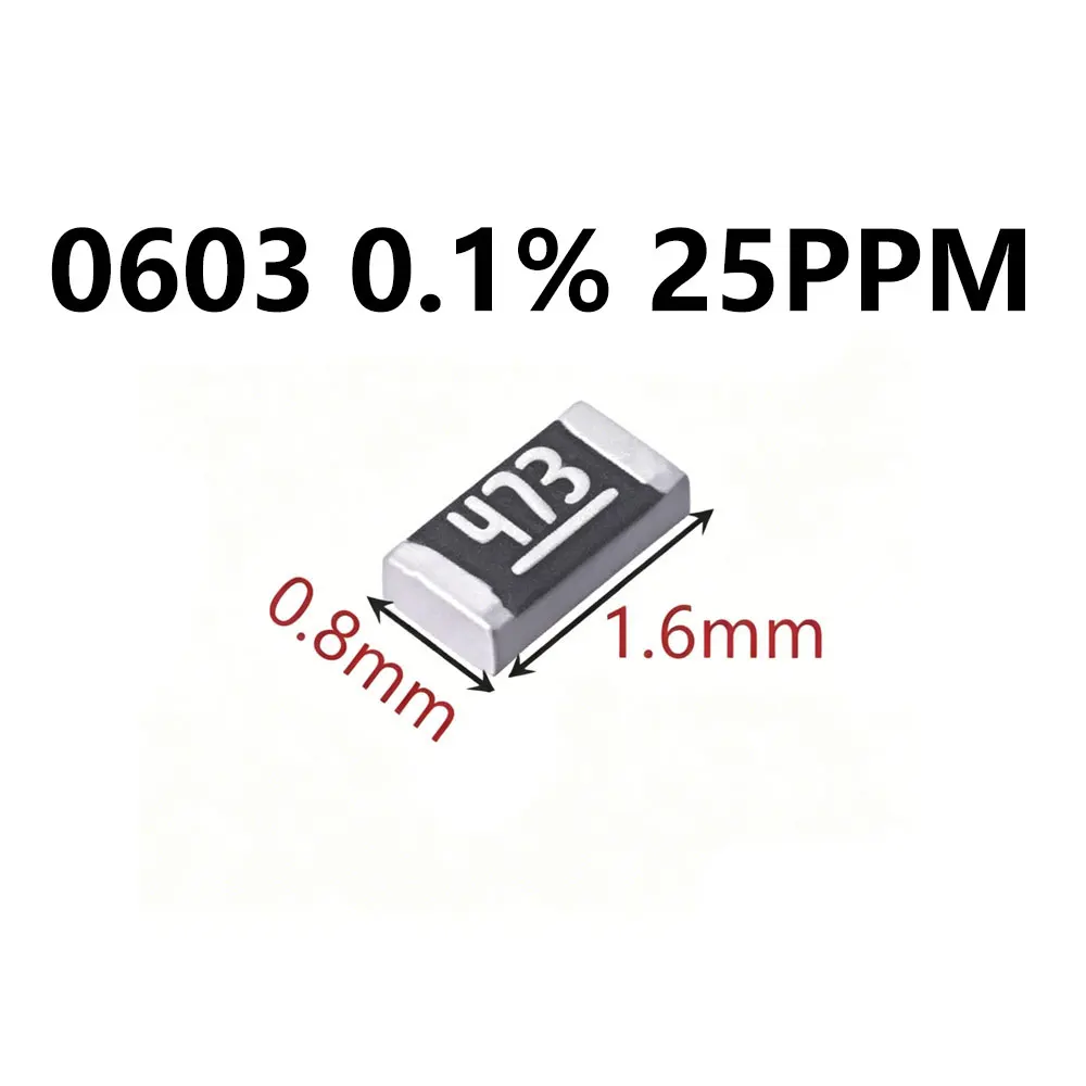 20 шт. 0603 0.1% 25PPM Прецизионные резисторы 0R 1R 1.5K 2 2.2 3.3 4.7 5.1 6.8 7.5 8.2 10M 12 15R 16 18 20 22 25 30 33 36 39 43 47 Ом (art.: 3920da74af291) - 3920da74af291