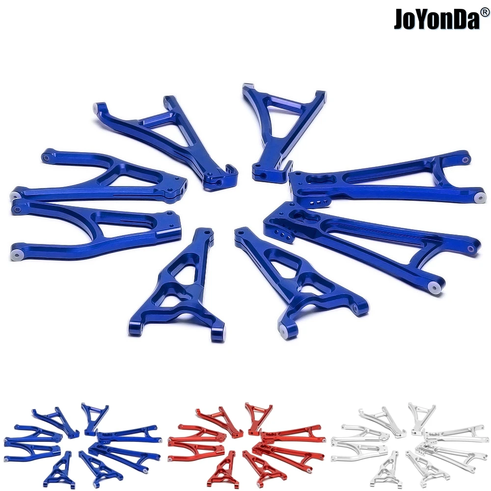 Aluminum Front & Rear Suspension Arms Set #8631 #8632 #8633 #8634 for RC TRAXXAS 1/10 E-Revo® VXL Brushless 86086-4