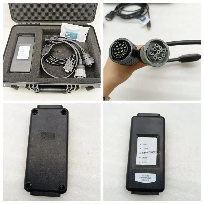 Фото 27610401 27610402 Диагностический адаптер CA3 Communication Adapter 3 для тяжелой техники с предустановленной программой EST №1