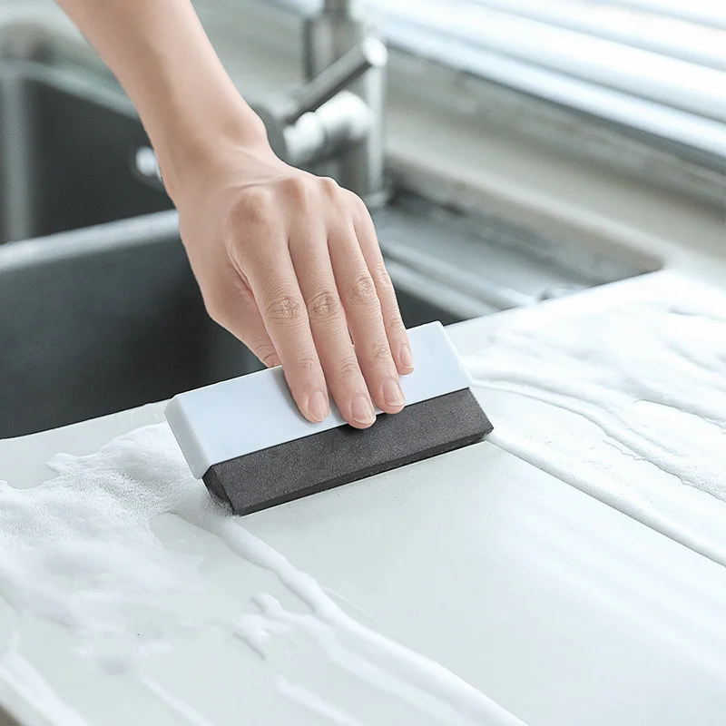 

1Piece Household Housework Glass Cleaner Kitchen Stove Oil Non-stick Pan Stain Removal Scraper Bathroom Wiper 13.2x1.5x5cm Grout