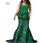 Африканская одежда для женщин, традиционное богатое женское платье, элегантные свадебные платья для женщин, богатое базин, одежда 3xl WY7520