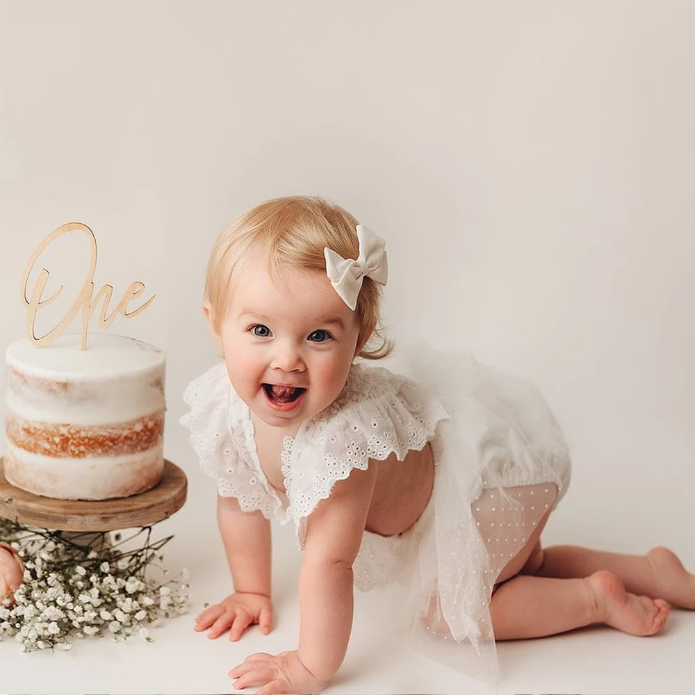 Изысканный кружевной комбинезон для фотосъемки новорожденных младенцев детское