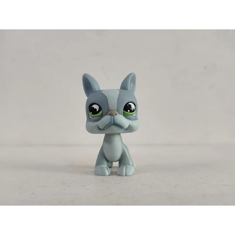 Фигурка LPS Littlest Pet Shop Серый Синий Собака с Зелеными Глазами # 7862 детская игрушка