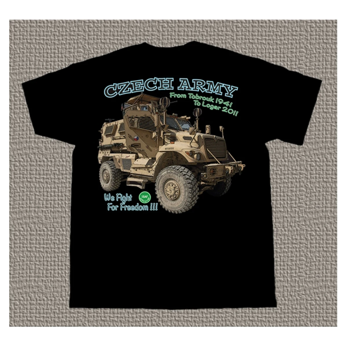 

Czech Army MRAP Armoured Vehicle T-Shirt Short Sleeve Casual 100% Cotton O-Neck Summer Mens T-shirt Size S-3XL