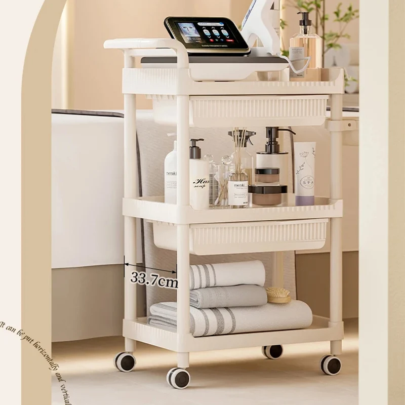 Вращающаяся тележка для инструментов салона парикмахерских косметических