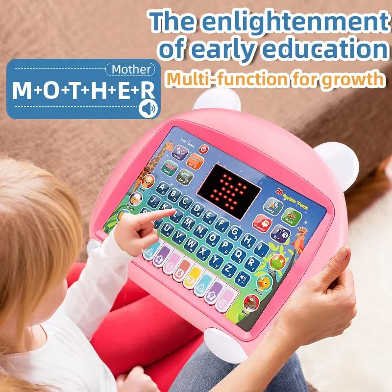 Multi-Functional Early Education Story Reading Machine,Early Education Puzzle Toys Tablet Learning Machine Multi-learning Gift enlarge