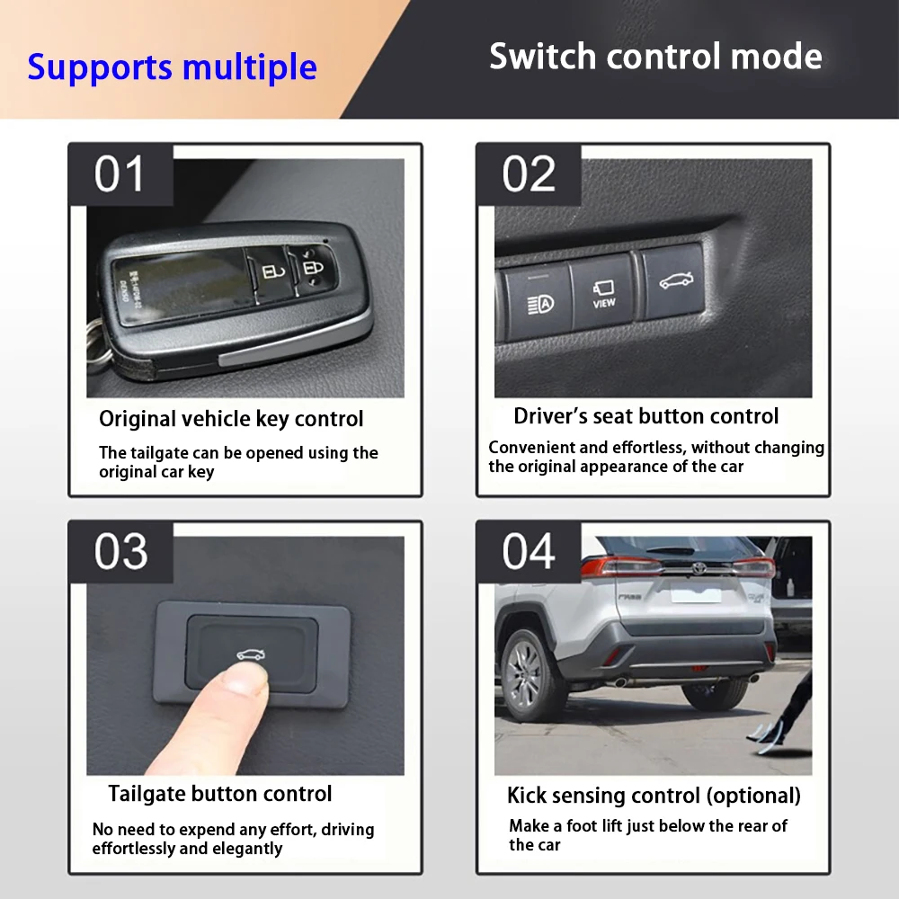 Фото Для VinFast VF 8 e35 32 VF32 VF8 VFe35 Автоматическая задняя дверь с электроприводом, задняя дверь, электрическая система помощи при подъема задних ворот №3